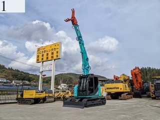 中古建設機械 中古 コベルコ建機 KOBELCO 解体機 ロングフロント・ハイリフト SK75SRD-3E