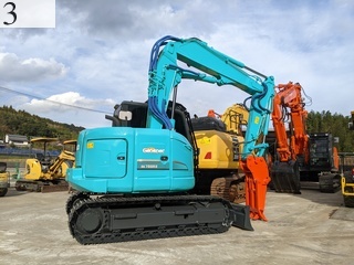 中古建設機械 中古 コベルコ建機 KOBELCO 解体機 ロングフロント・ハイリフト SK75SRD-3E