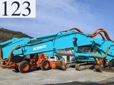 中古建設機械 中古 コベルコ建機 KOBELCO 解体機 ロングフロント・ハイリフト SK75SRD-3E