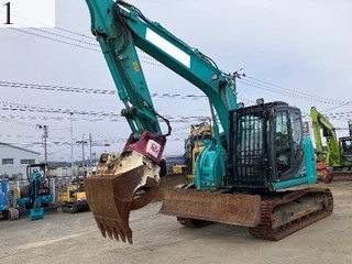 中古建設機械 中古 コベルコ建機 KOBELCO 林業機械 フェラーバンチャザウルスロボ SK135SR-5F