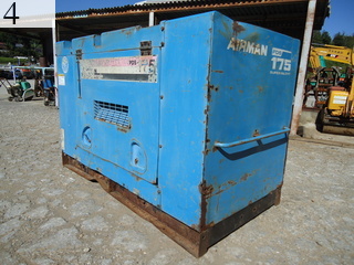 中古建設機械 中古 AIRMAN 北越工業 AIRMAN コンプレッサ  PDS175S