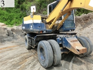 Used Construction Machine Used KOMATSU KOMATSU Excavator Wheeled Excavators PW100-3