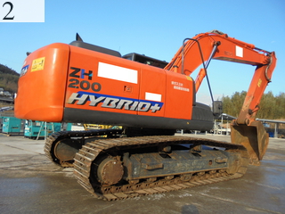 中古建設機械 中古 日立建機 HITACHI 油圧ショベル・バックホー ０．７－０．９立米 ZH200-A