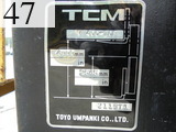 中古建設機械 中古 TCM 東洋運搬機 TCM フォークリフト ディーゼルエンジン FD15Z17