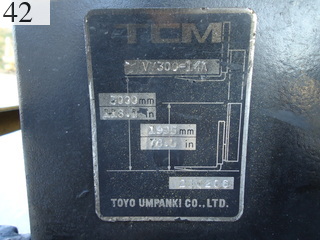 中古建設機械 中古 TCM 東洋運搬機 TCM フォークリフト ディーゼルエンジン FD25Z3