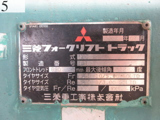 Used Construction Machine Used MITSUBISHI MITSUBISHI Forklift Diesel engine FD9T-MC