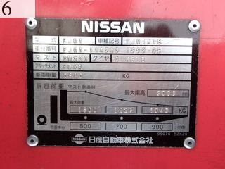 Used Construction Machine Used NISSAN JIDOSHA NISSAN JIDOSHA Forklift Diesel engine FJ01