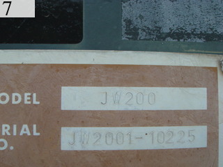 中古建設機械 中古 コマツ KOMATSU ローラー タイヤローラー JW200