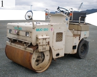 中古建設機械 中古 明和製作所 MEIWA ローラー 舗装用振動ローラー MUC-250