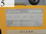 中古建設機械 中古 酒井重工業 SAKAI ローラー 舗装用振動ローラー TW500W-1