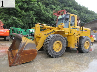 Used Construction Machine Used KAWASAKI KAWASAKI Wheel Loader bigger than 1.0m3 85ZV-2