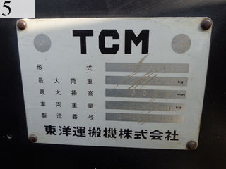 中古建設機械 中古 TCM 東洋運搬機 TCM フォークリフト ディーゼルエンジン FD35Z7