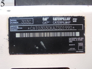 Used Construction Machine Used CAT CAT Excavator 0.2-0.3m3 303CCR