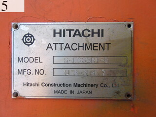 中古建設機械 中古 日立建機 HITACHI フォークグラップル ロータリーフォーク S-FG35RT-8