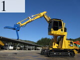 中古建設機械 中古 コマツ KOMATSU マテリアルハンドリング機 グラップル仕様 PC130-8