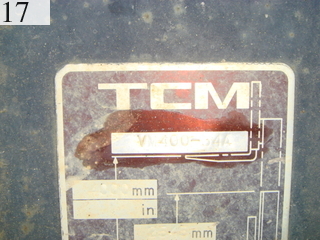 中古建設機械 中古 TCM 東洋運搬機 TCM フォークリフト ディーゼルエンジン FD25Z16
