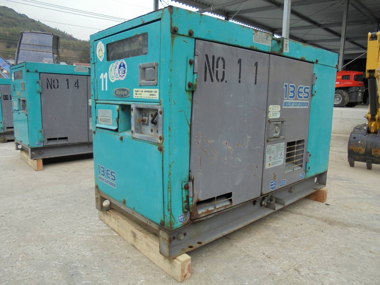 Used Construction Machine Used DENYO DENYO Generator  DCA-13ESY