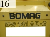 Used Construction Machine Used BOMAG BOMAG Roller Tandem rollers BW141AD-2