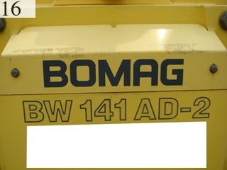 Used Construction Machine Used BOMAG BOMAG Roller Tandem rollers BW141AD-2