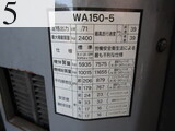 Used Construction Machine Used KOMATSU KOMATSU Wheel Loader bigger than 1.0m3 WA150-5