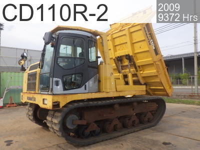Used Construction Machine Used KOMATSU Crawler carrier Crawler Dump Rotating CD110R-2 #1680, 2009Year 9372Hours