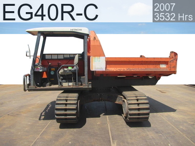 Used Construction Machine Used HITACHI Crawler carrier Crawler Dump Rotating EG40R-C #10347, 2007Year 3532Hours