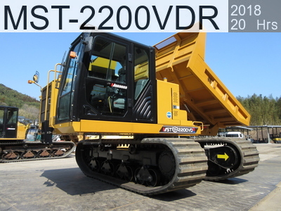 Used Construction Machine used  Crawler carrier Crawler Dump Rotating MST-2200VDR #44102, 2018Year 20Hours