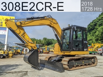 Used Construction Machine Used CATERPILLAR Excavator 0.2-0.3m3 308E2CR-E #PC800560, 1728Year 1728Hours