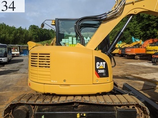 中古建設機械 中古 キャタピラー CATERPILLAR 油圧ショベル・バックホー ０．２－０．３立米 308E2CR-E