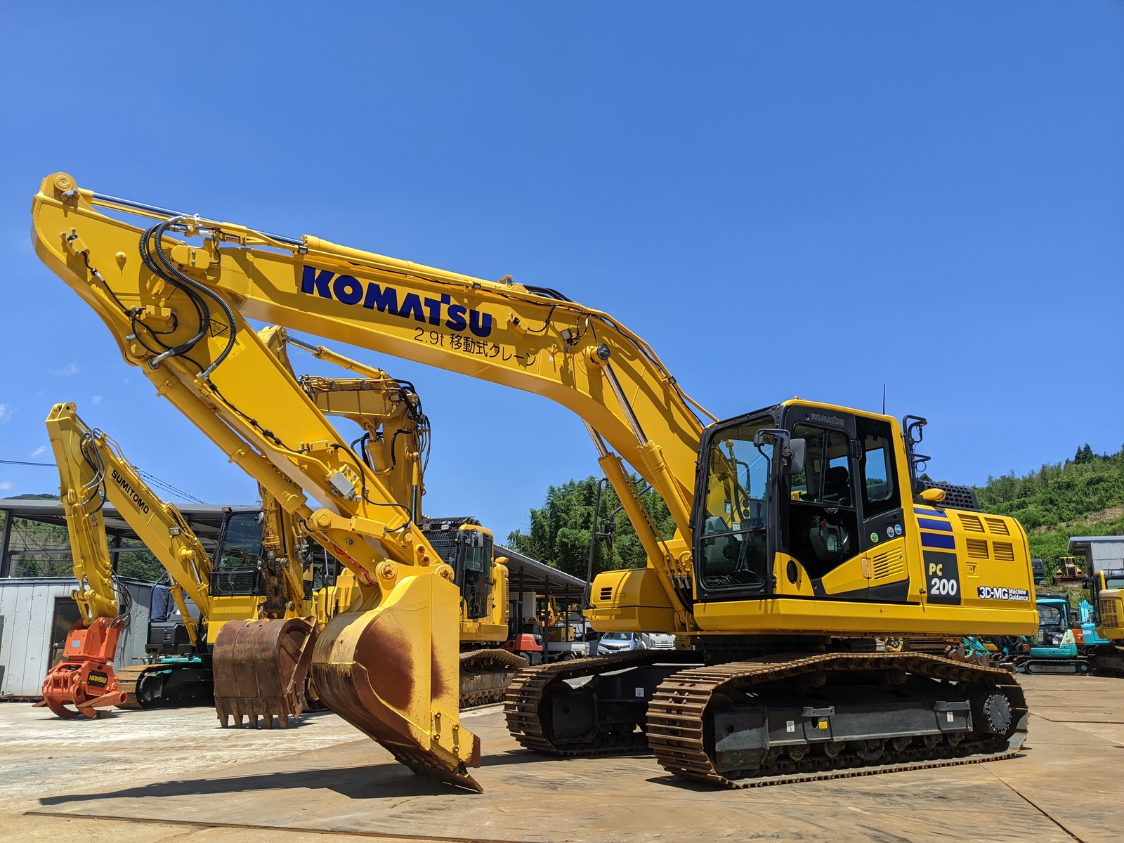 Used Construction Machine Used KOMATSU KOMATSU Excavator 0.7-0.9m3 PC200-11