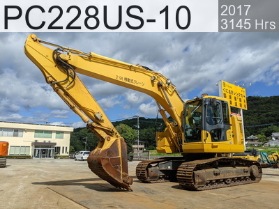 Used Construction Machine Used KOMATSU Excavator 0.7-0.9m3 PC228US-10 #3266, 2017Year 3145Hours