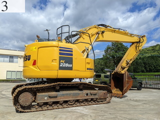 中古建設機械 中古 コマツ KOMATSU 油圧ショベル・バックホー ０．７－０．９立米 PC228US-10