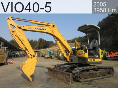 Used Construction Machine used  Excavator 0.2-0.3m3 VIO40-5 #50747B, 2005Year 3958Hours
