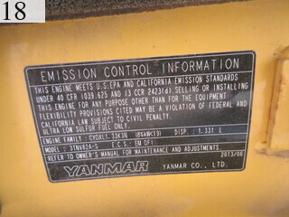 中古建設機械 中古 ヤンマーディーゼル YANMAR 油圧ショベル・バックホー ０．１立米以下 ViO27-5B