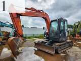 Used Construction Machine Used HITACHI HITACHI Excavator 0.2-0.3m3 ZX75US-5B