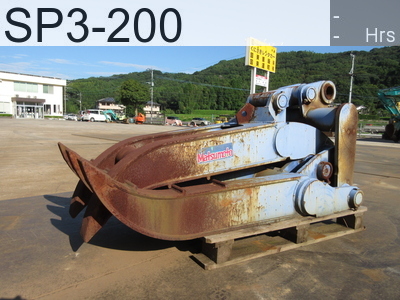 Used Construction Machine Used MATSUMOTO Fork Fork claw SP3-200 #327437, -Year -Hours