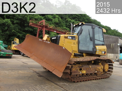 Used Construction Machine used  Bulldozer  D3K2 #KLL00985, 2015Year 2432Hours