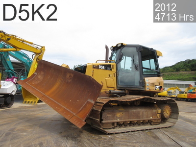Used Construction Machine Used CAT Bulldozer  D5K2 #TRF00275, 2012Year 4713Hours