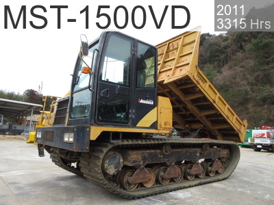 Used Construction Machine used  Crawler carrier Crawler Dump MST-1500VD #154324, 2011Year 3315Hours
