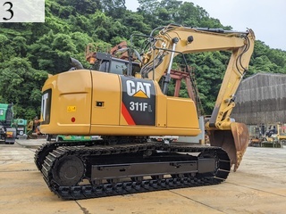 中古建設機械 中古 キャタピラー CAT 油圧ショベル・バックホー ０．４－０．５立米 311FLRR