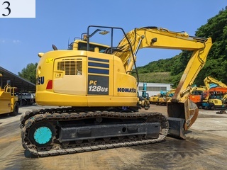 中古建設機械 中古 コマツ KOMATSU 油圧ショベル・バックホー ０．４－０．５立米 PC128US-10