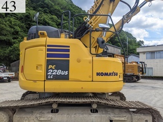 中古建設機械 中古 コマツ KOMATSU 解体機 ロングフロント・ハイリフト PC228USLC-11