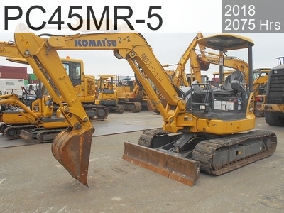 Used Construction Machine used  Excavator 0.2-0.3m3 PC45MR-5 #32093, 2018Year 2075Hours