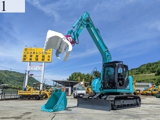 中古建設機械 中古 コベルコ建機 KOBELCO 林業機械 フェラーバンチャザウルスロボ SK135SR-3