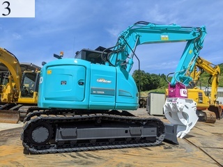 中古建設機械 中古 コベルコ建機 KOBELCO 林業機械 フェラーバンチャザウルスロボ SK135SR-3