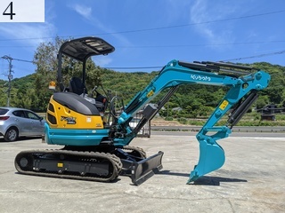 中古建設機械 中古 クボタ KUBOTA 油圧ショベル・バックホー ０．１立米以下 U-20-3A