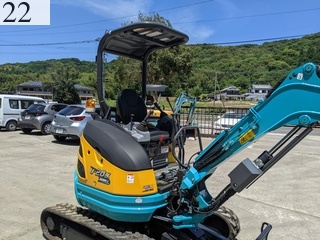 中古建設機械 中古 クボタ KUBOTA 油圧ショベル・バックホー ０．１立米以下 U-20-3A