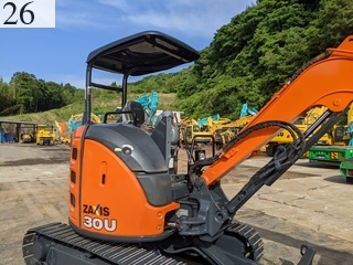 中古建設機械 中古 日立建機 HITACHI 油圧ショベル・バックホー ０．１立米以下 ZX30U-5B