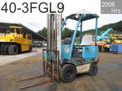 Used Construction Machine Used TOYOTA Forklift Gasoline engine 40-3FGL9 #11536, 2006Year -Hours