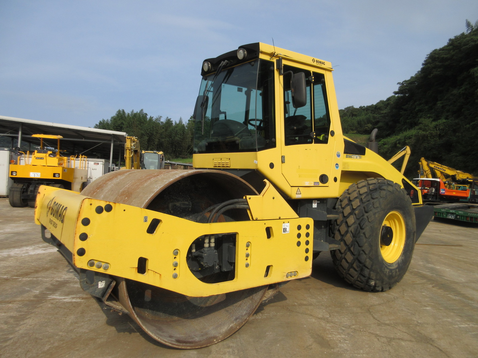 Used Construction Machine used  Roller Vibration rollers for earthwork BW211D-4 Photos